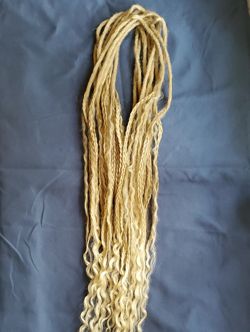 Boho Ombre Double Ended Synthetic Blonde Dreadlocks Braids - 22"